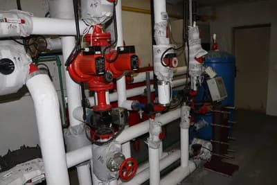 chaufferie avec matelas isolants