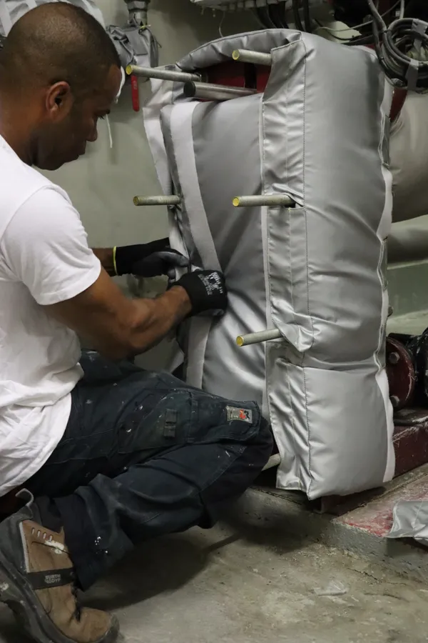 Pose de matelas ISOGEUR