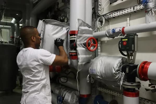 Mise en place de matelas isolants démontables