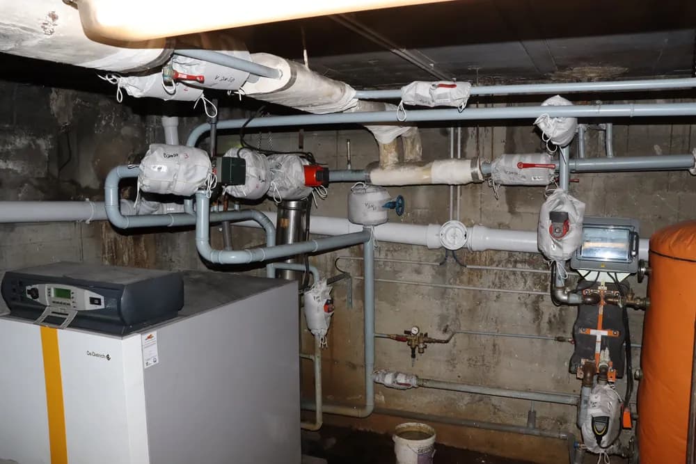 Travaux de calorifugeage en chaufferie — Résidence Drancy