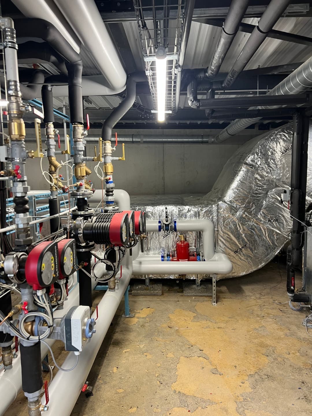 Reseau hydraulique et aeraulique calorifuge - Saint-Leu-la-Foret